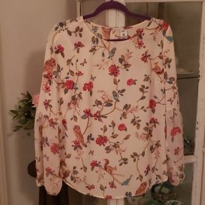 A cute shirt with a woodland animals theme